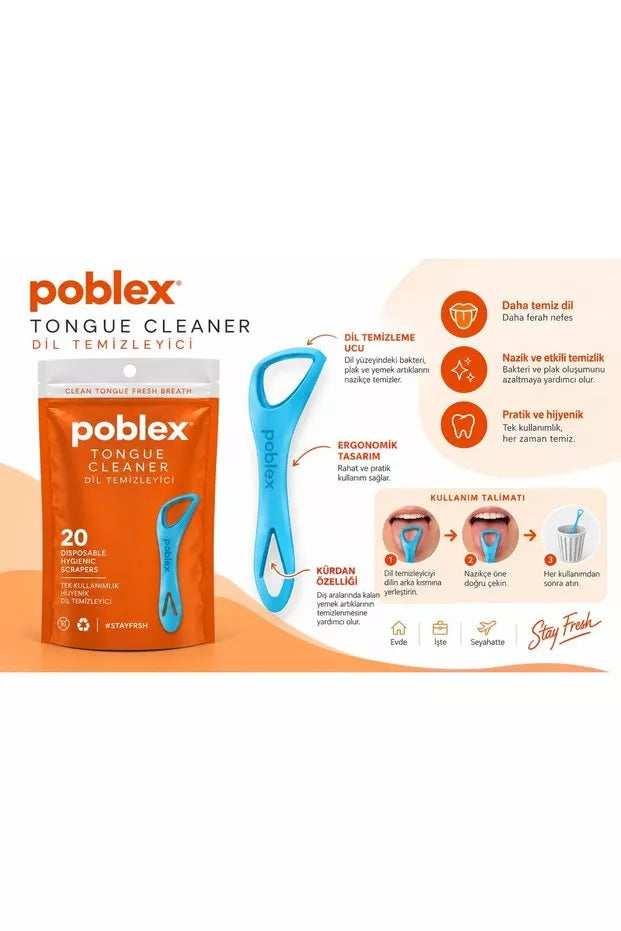 Poblex Dil Temizleyici 20'li