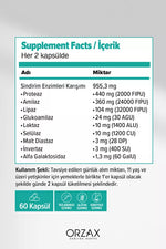 Ocean Enzymes Pancron 60 Kapsül