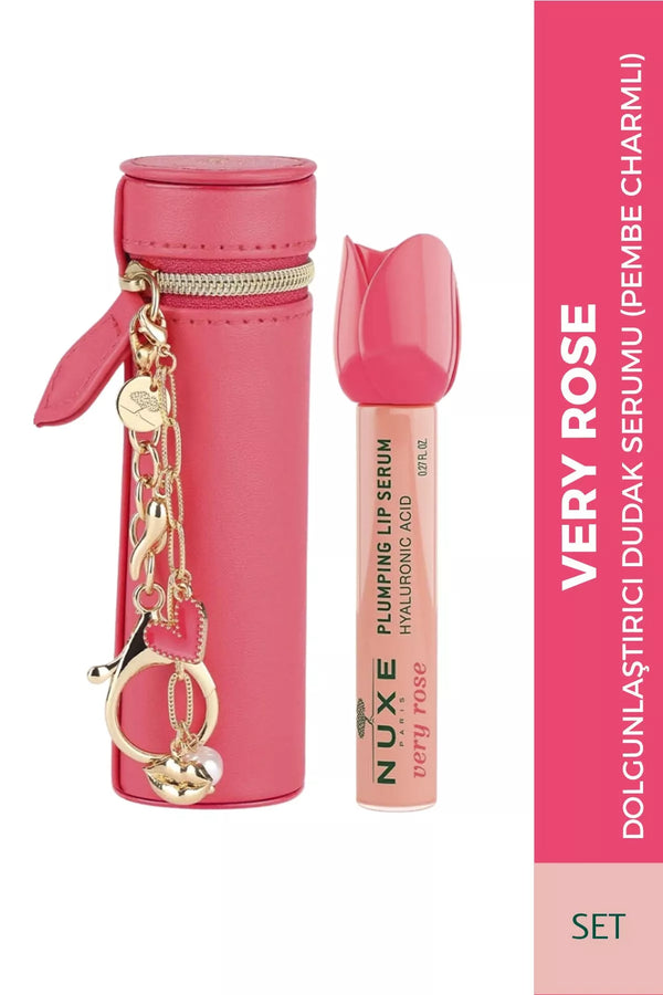 Nuxe Very Rose Dolgunlaştırıcı Dudak Serumu 8 ml - Çantalı
