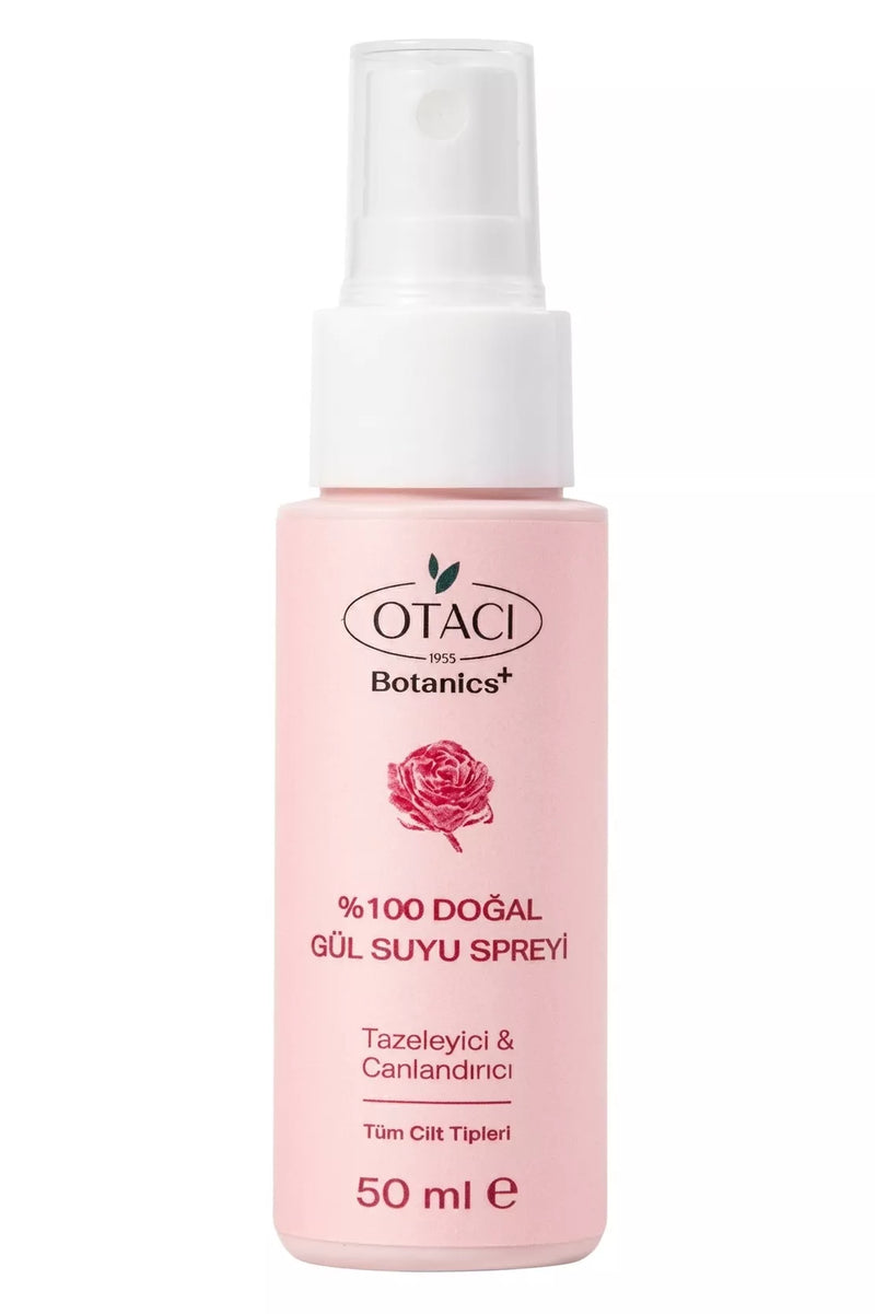 Otacı Botanics+ %100 Doğal Gül Suyu Spreyi 50 ml