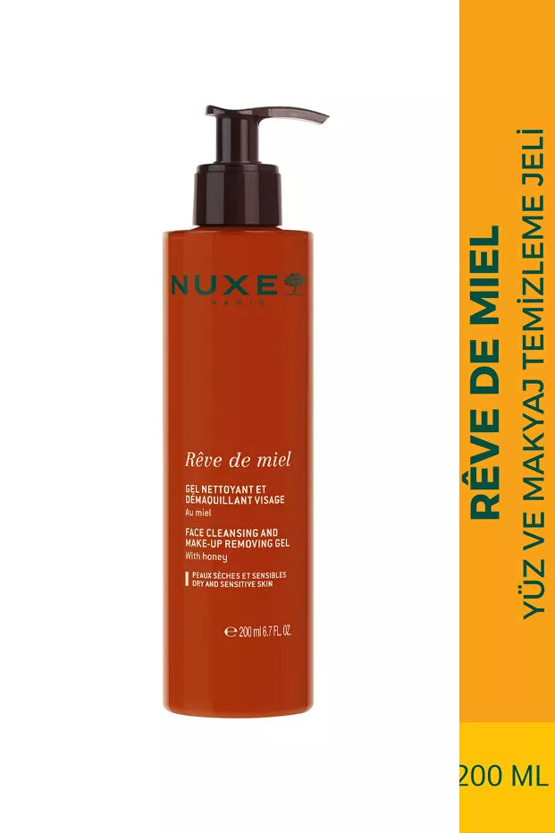 Nuxe Reve de Miel Yüz ve Makyaj Temizleme Jeli 200 ml