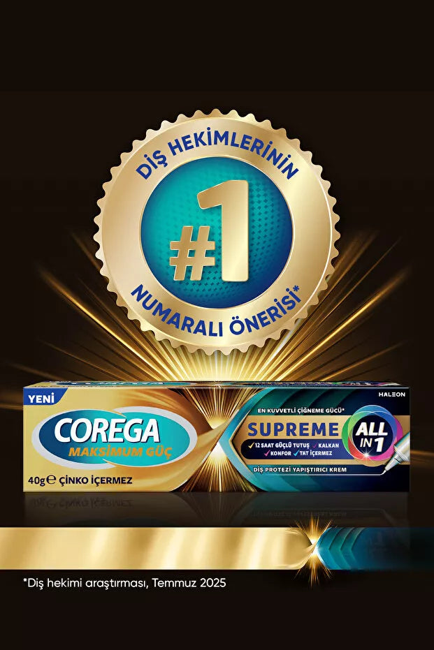 Corega Supreme Protez Yapıştırıcı Krem 40 gr