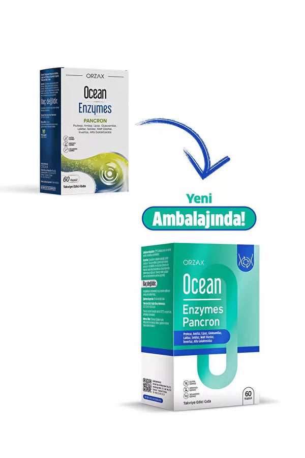 Ocean Enzymes Pancron 60 Kapsül
