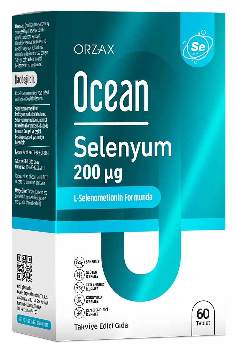 Ocean Selenyum 200 mg 60 Tablet