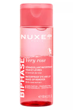 Nuxe Very Rose Gül Özlü Çift Bazlı Göz Makyajı Temizleme Suyu 100 ml