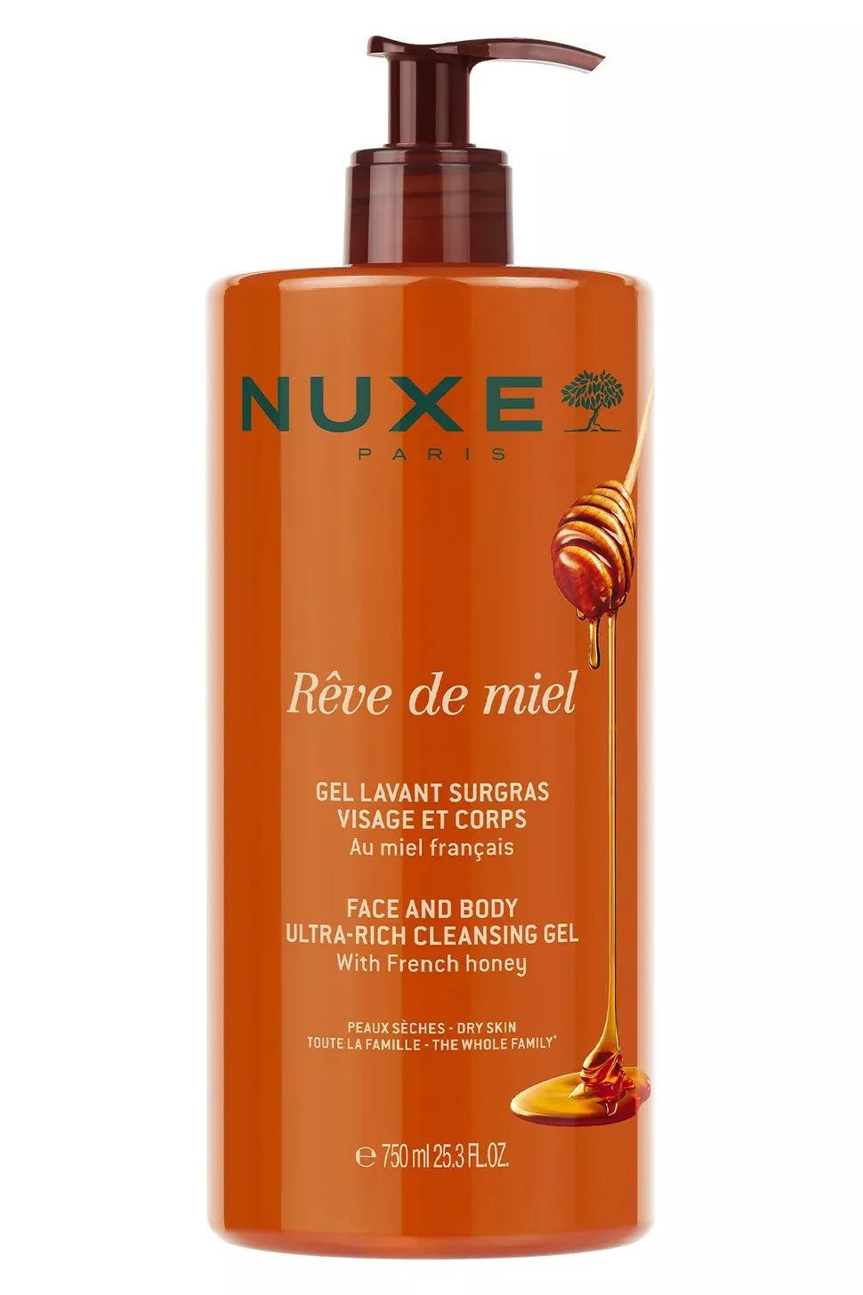 Nuxe Reve De Miel Yüz ve Vücut Temizleme Jeli 750 ml