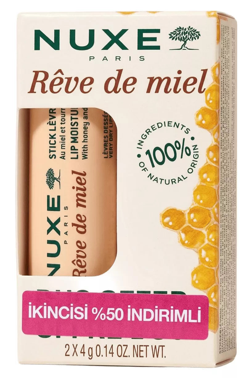 Nuxe Reve De Miel Stick Levres 2x4 gr