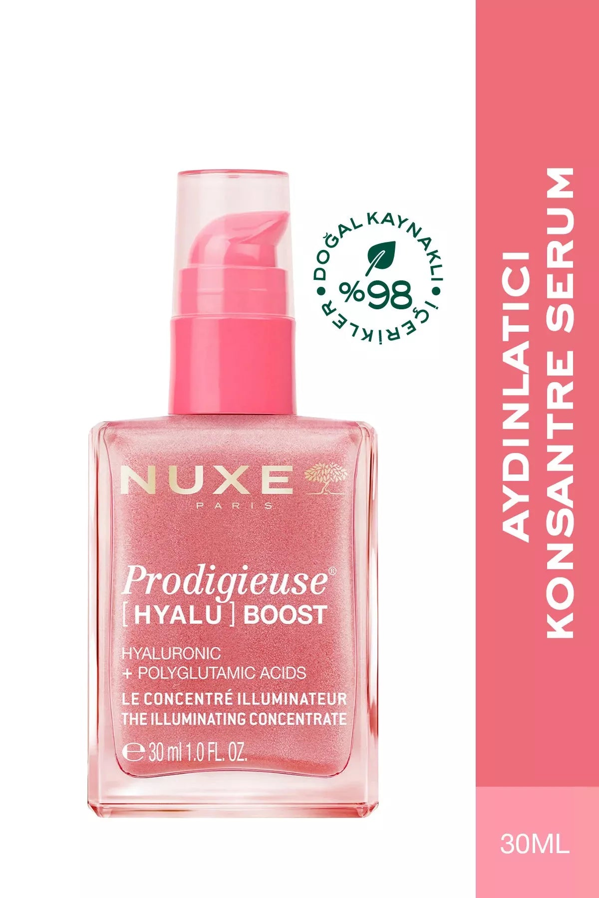 Nuxe Prodigieuse Hyalu Boost Aydınlatıcı Konsantre Yüz Serumu 30 ml