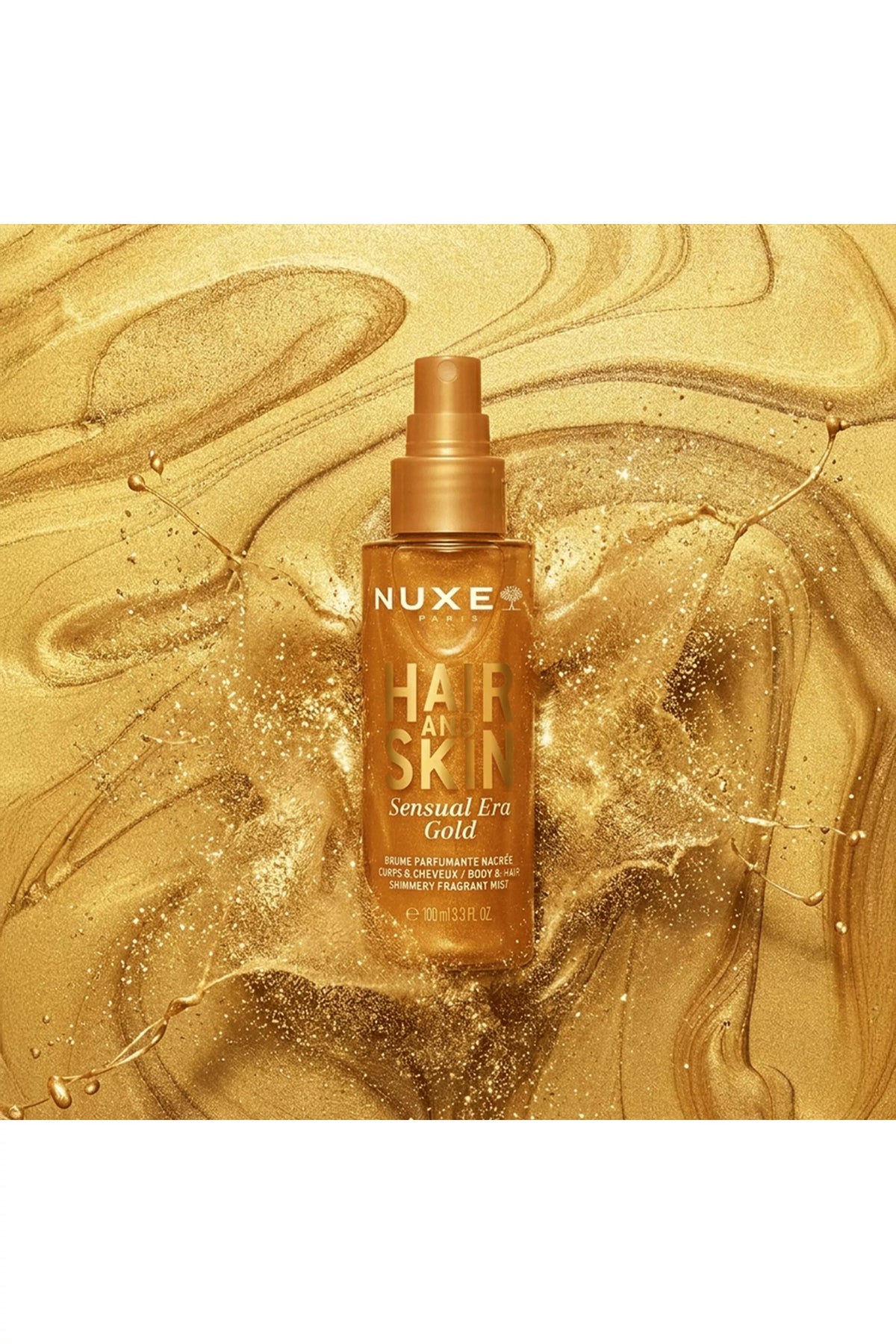 Nuxe Hair And Skin Sensual Era Gold Saç ve Vücut Spreyi 100 ml