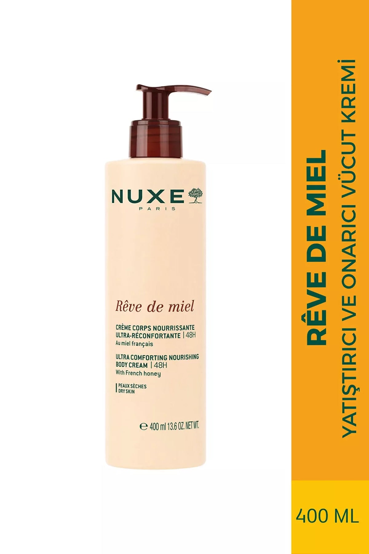 Nuxe Reve de Miel Nemlendirici Yatıştırıcı ve Onarıcı Vücut Kremi 400 ml