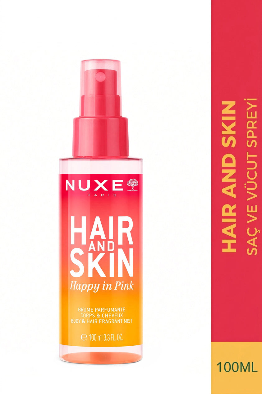Nuxe Hair and Skin Happy in Pink Parfümlü Saç ve Vücut Spreyi 100 ml