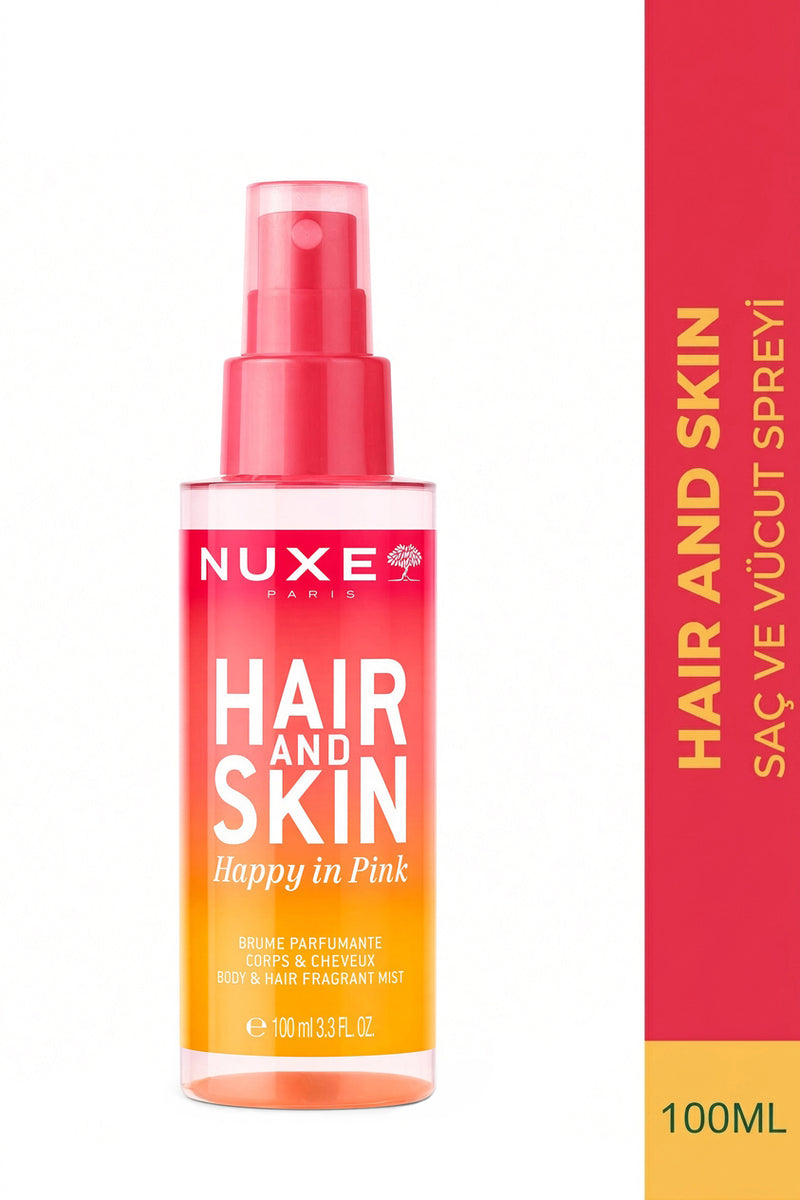 Nuxe Hair and Skin Happy in Pink Parfümlü Saç ve Vücut Spreyi 100 ml