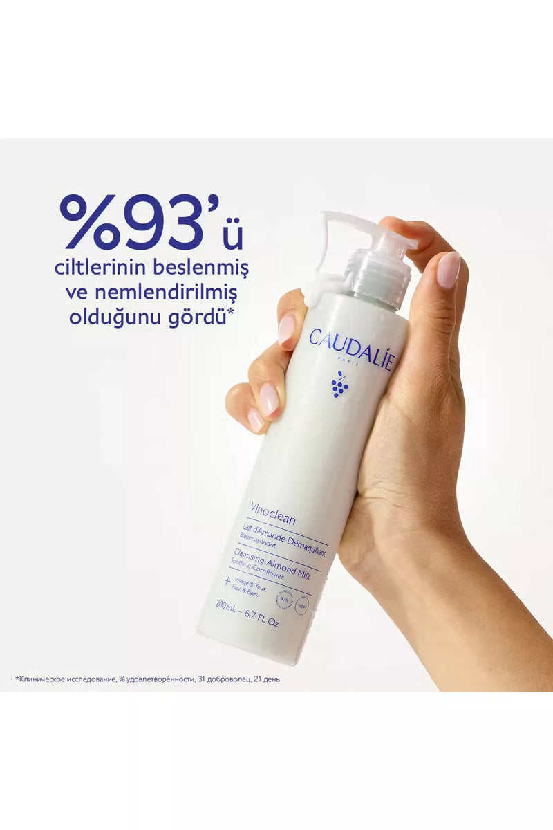 Caudalie Vinoclean Badem Yağlı Temizleme Sütü 200 ml