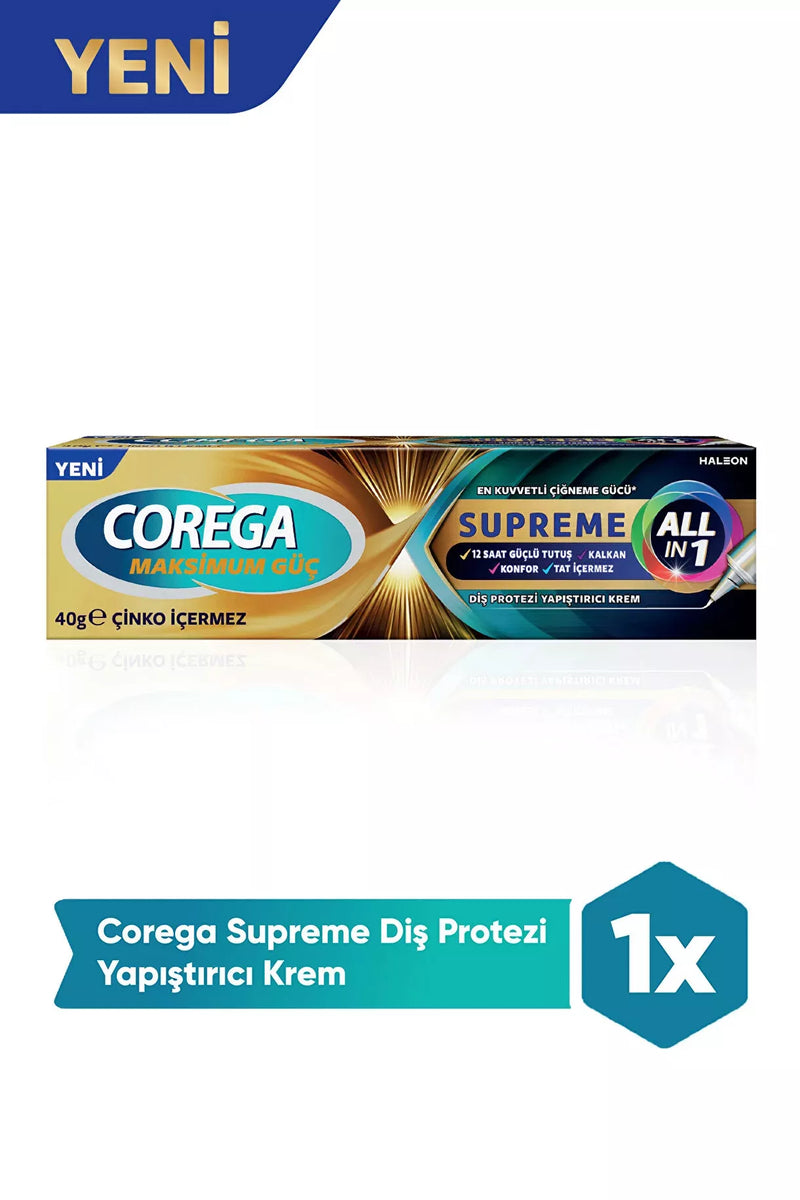 Corega Supreme Protez Yapıştırıcı Krem 40 gr