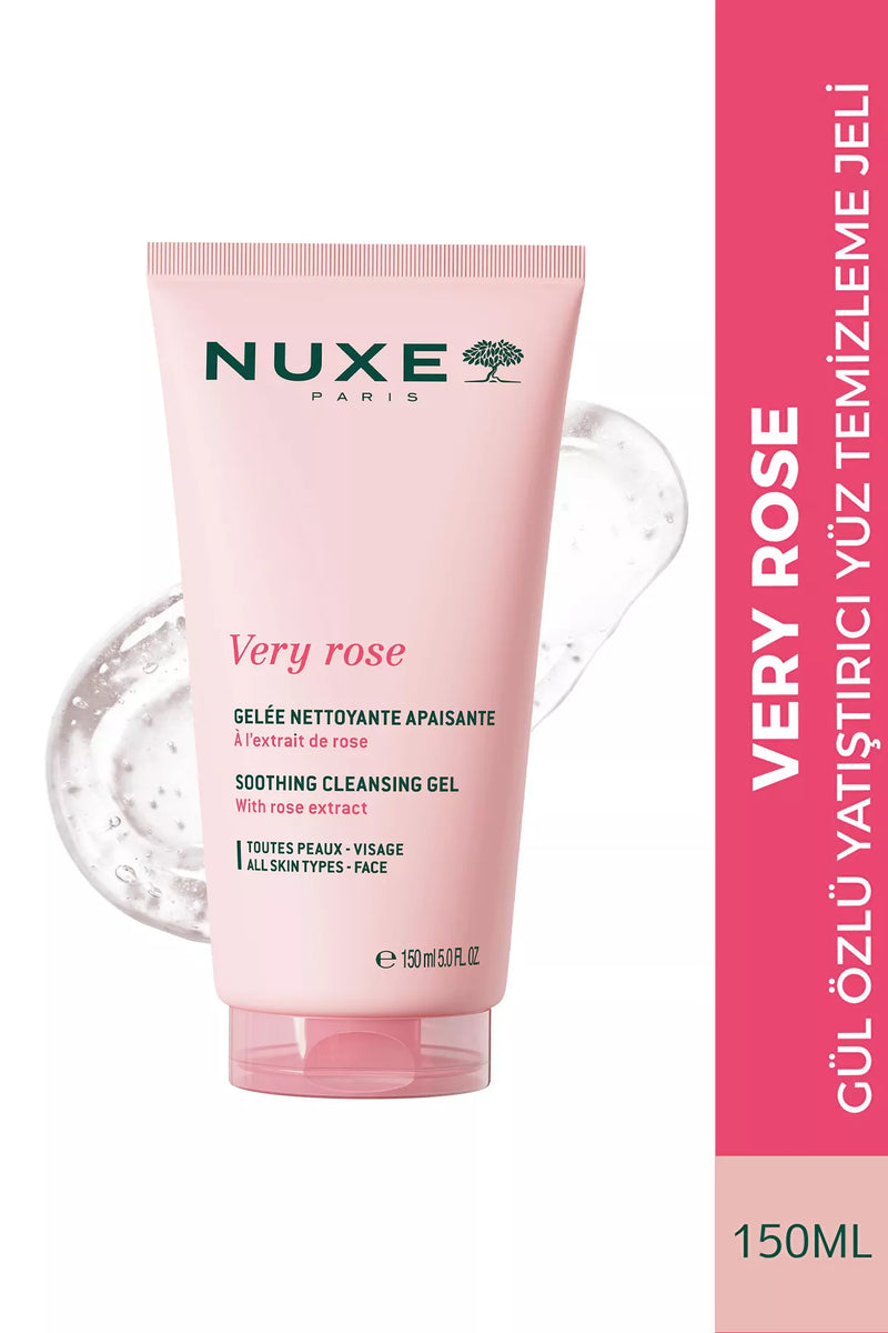 Nuxe Very Rose Gül Özlü Yatıştırıcı Yüz Temizleme Jeli 150 ml