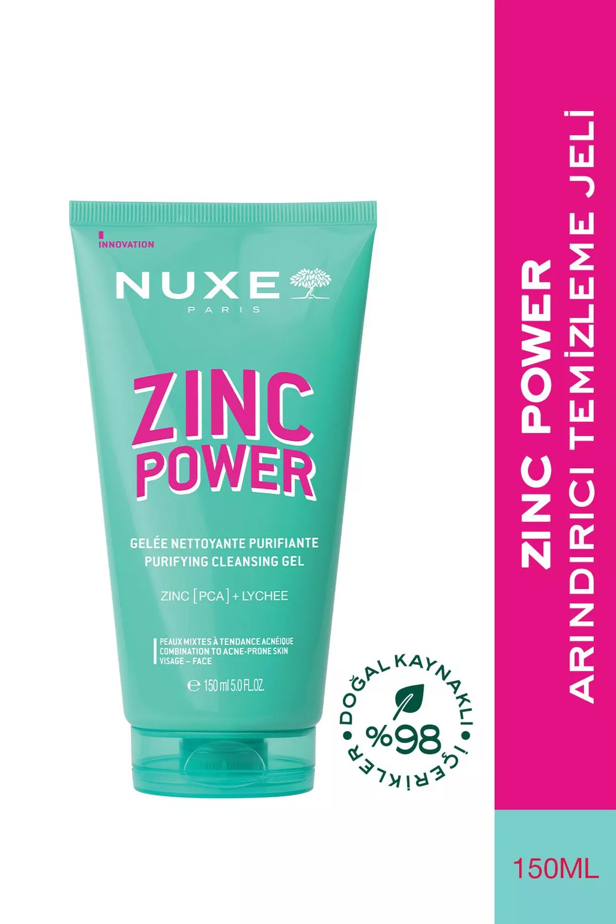 Nuxe Zinc Power Arındırıcı Temizleme Jeli 150 ml