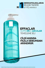 La Roche Posay Effaclar Supramolecular Gözenek ve Yağlanma Karşıtı Yüz Temizleme Jeli 400 ml