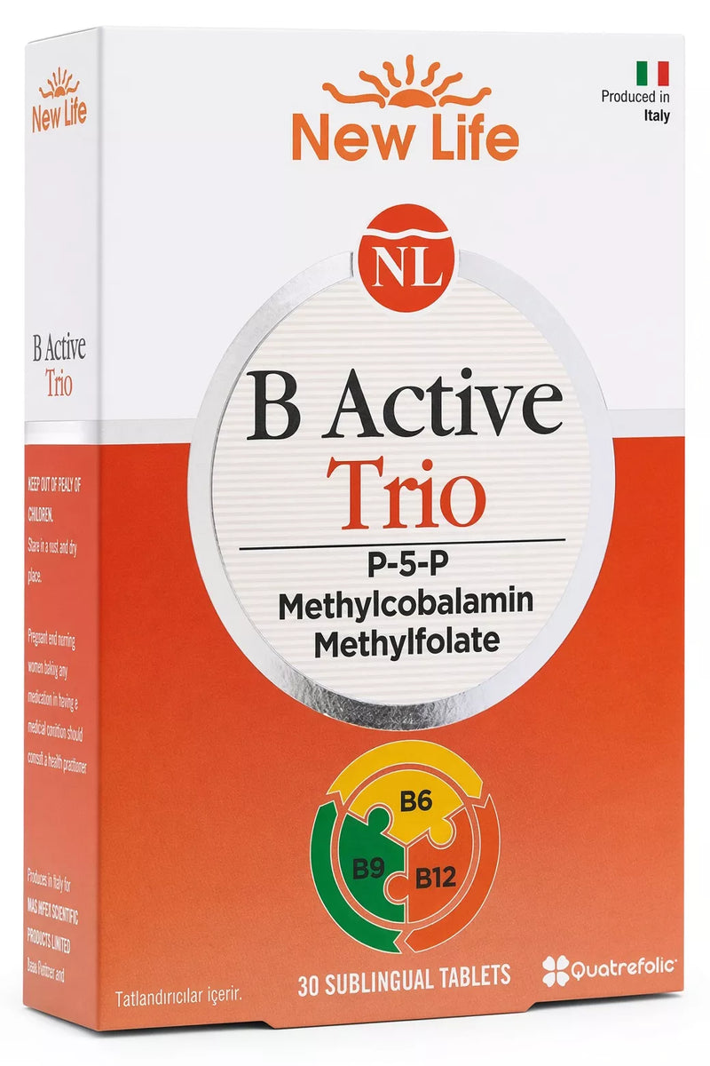 New Life B Active Trio 30 Dilaltı Tablet