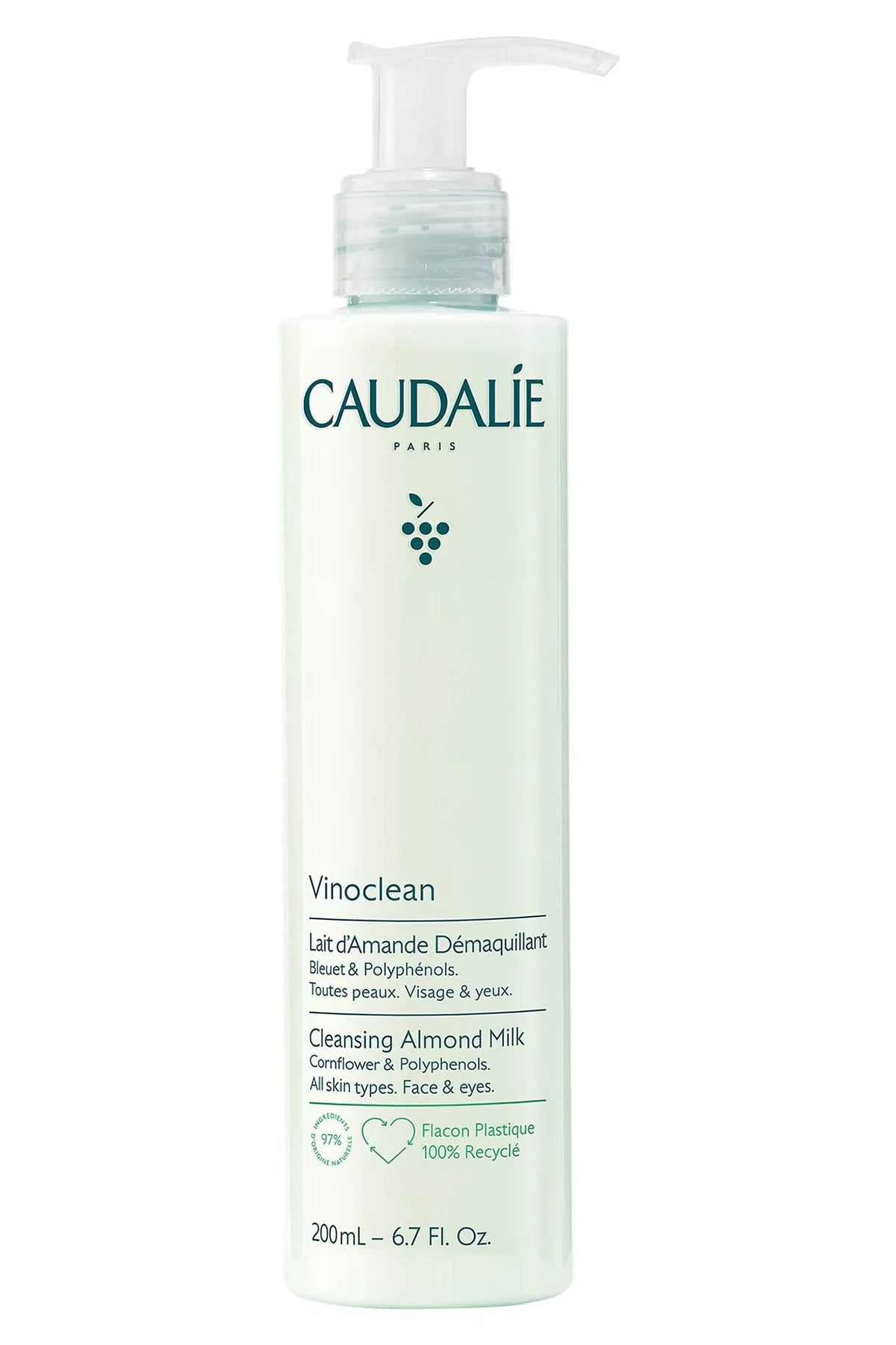 Caudalie Vinoclean Badem Yağlı Temizleme Sütü 200 ml