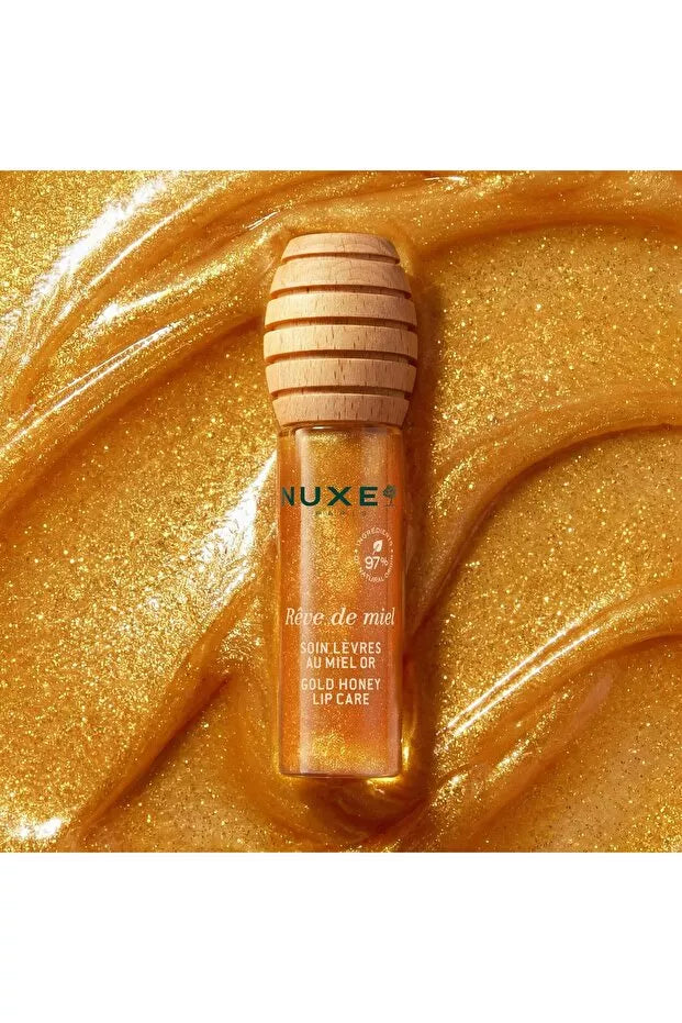 Nuxe Reve de Miel Besleyici Işıltılı Dudak Balı - Charm Aksesuarlı