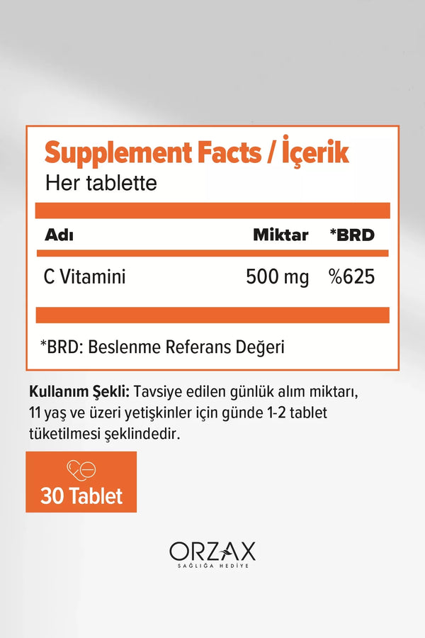 Ocean Vitamin C-SR 30 Tablet