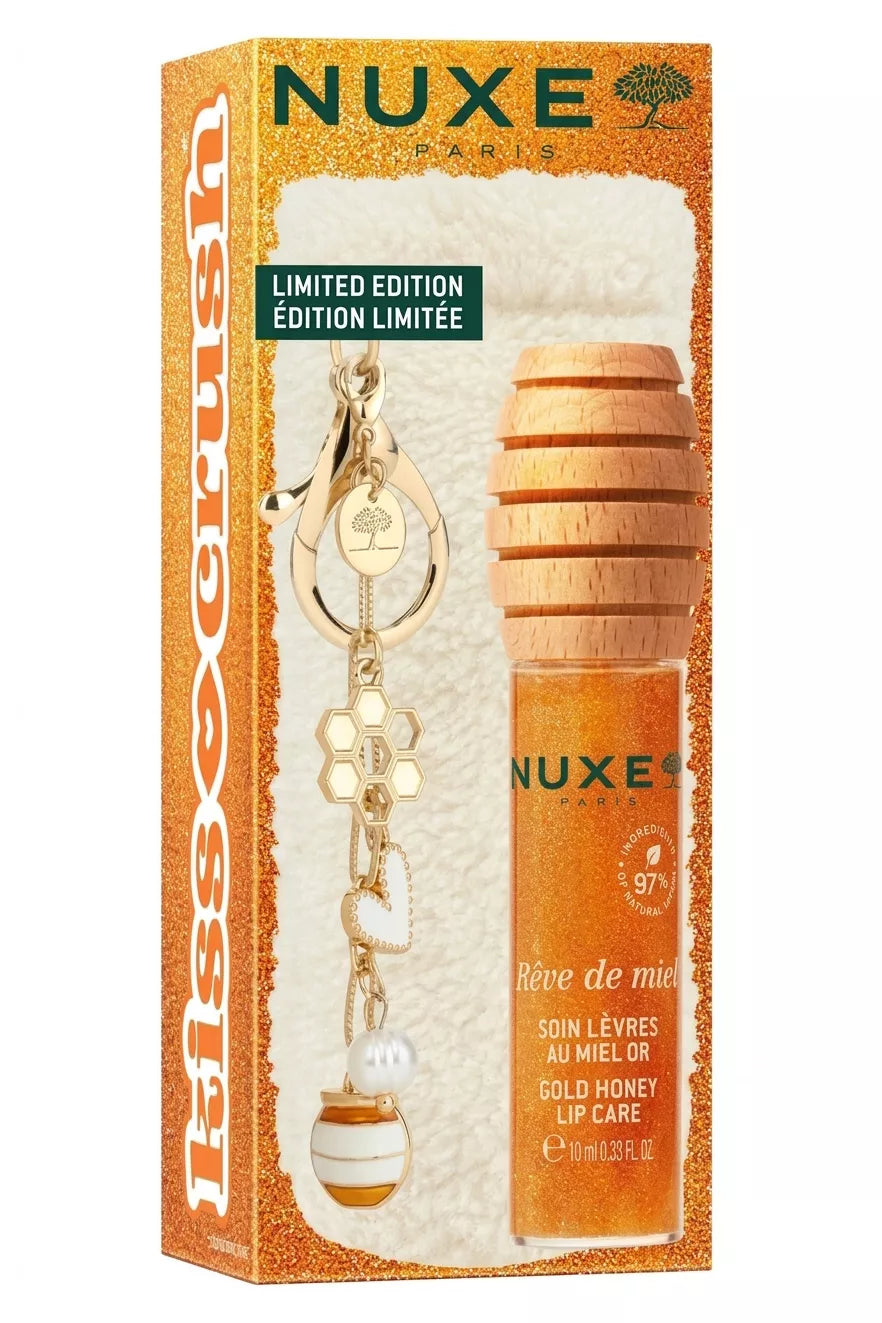 Nuxe Reve de Miel Besleyici Işıltılı Dudak Balı - Charm Aksesuarlı