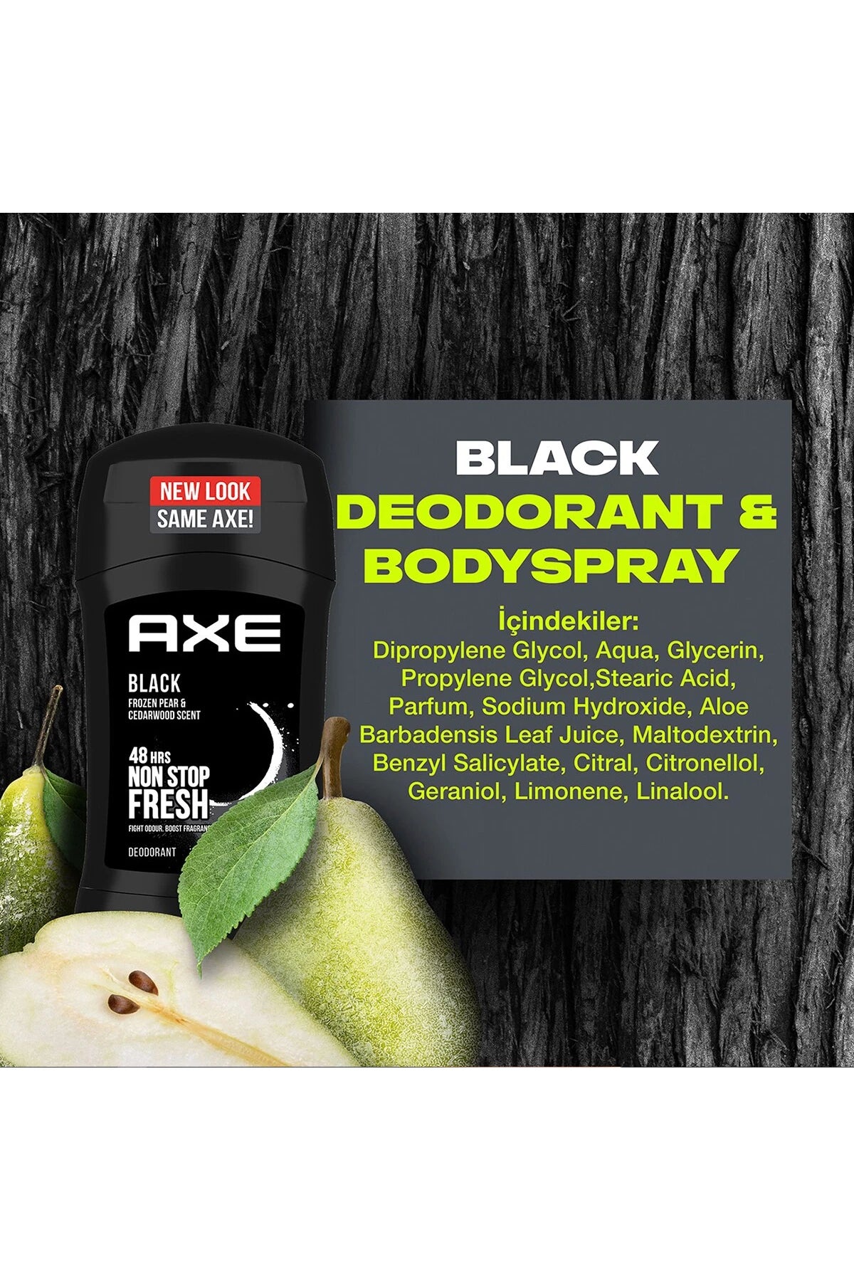 Axe Stick Black Deodorant 50 gr 2'li