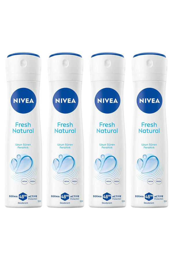 Nivea Fresh Natural Deodorant 150 ml 4 Adet