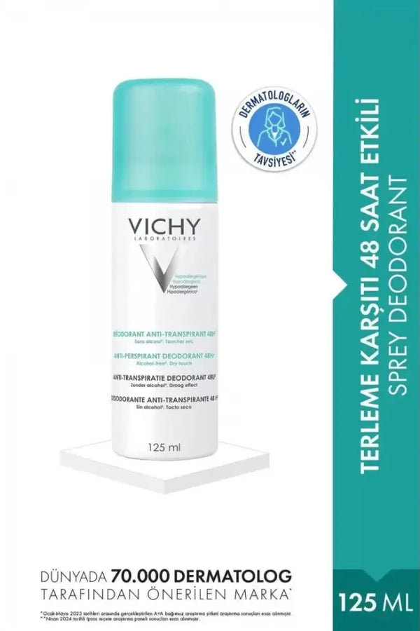 Vichy Terleme Karşıtı Sprey Deodorant 125 ml