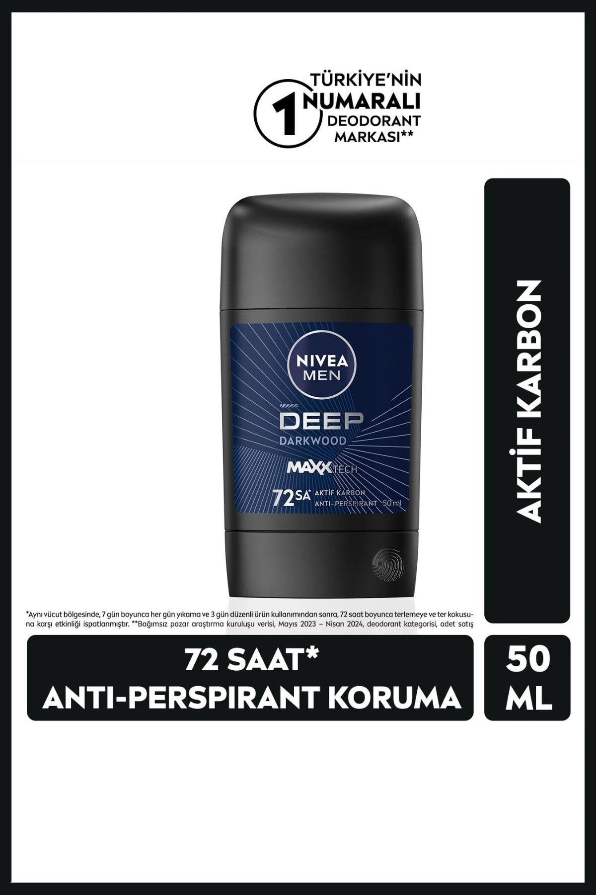 Nivea Men Deep Dimension Stick Deodorant 50 ml