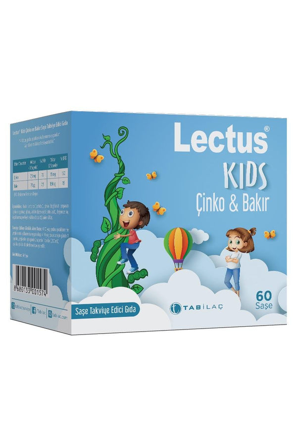 Lectus Kids Çinko & Bakır 60 Saşe