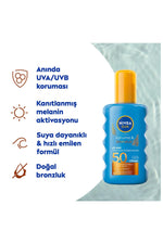Nivea Sun Koruma ve Bronzluk Spf 50 Güneş Spreyi 200 ml