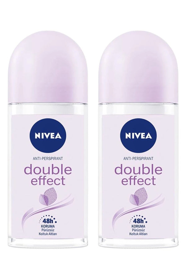 Nivea Double Effect Roll On 50 ml 2 Adet