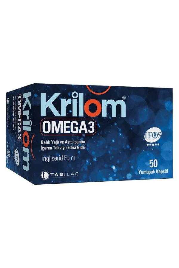 Krilom Omega 3 50 Yumuşak Kapsül
