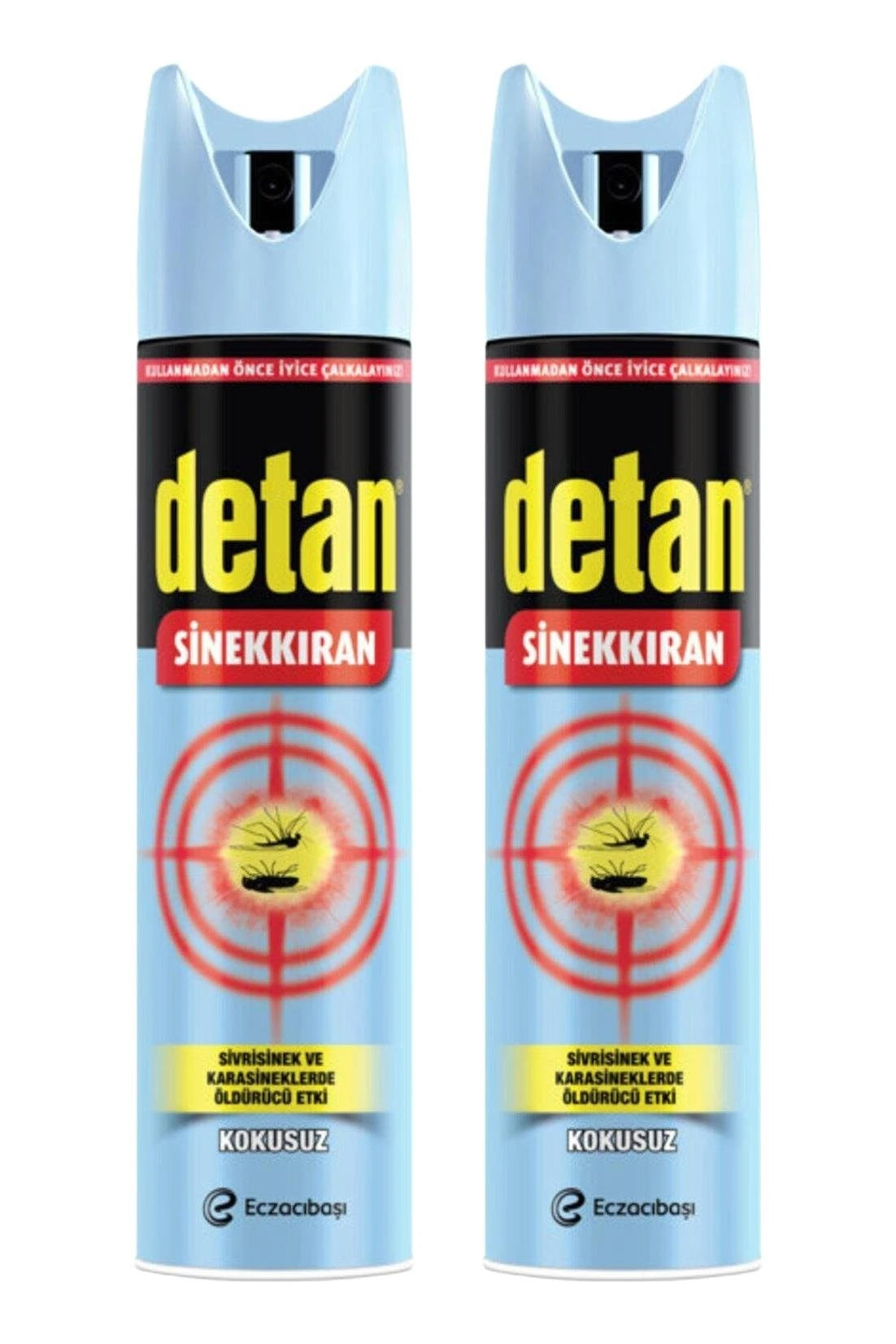Detan Sinekkıran Sinek Kovucu Kokusuz Sprey 275 ml 2'li