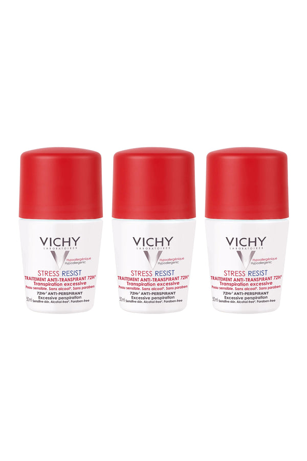 Vichy Stress Resist 72 Saat Etkili Terleme Karşıtı Roll On 50 ml 3 Adet