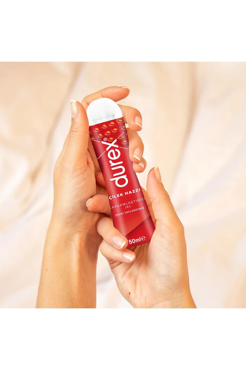 Durex Çilek Hazzı Kayganlaştırıcı Jel 50 ml 2 Adet