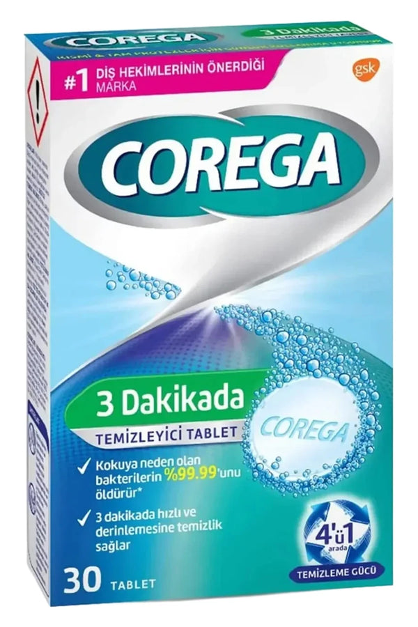 Corega Temizleyici Tablet 30 Adet