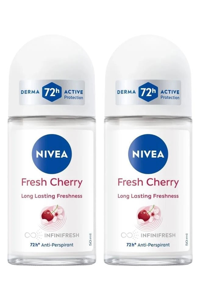 Nivea Fresh Cherry Roll On 50 ml 2 Adet