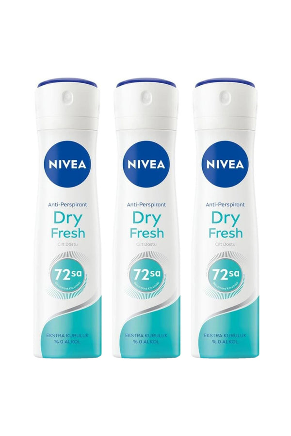 Nivea Dry Fresh Deodorant 150 ml 3 Adet