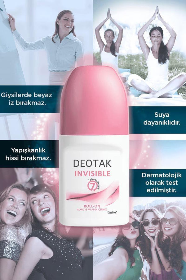 Deotak Invisible Roll-On Women Kadınlar İçin 35 ml 10'lu