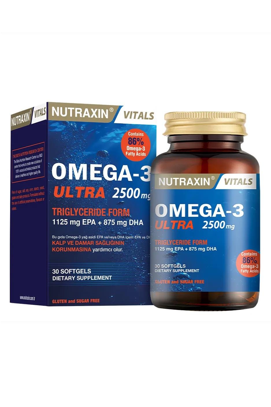 Nutraxin Omega-3 Ultra 2500 mg 30 Softjel