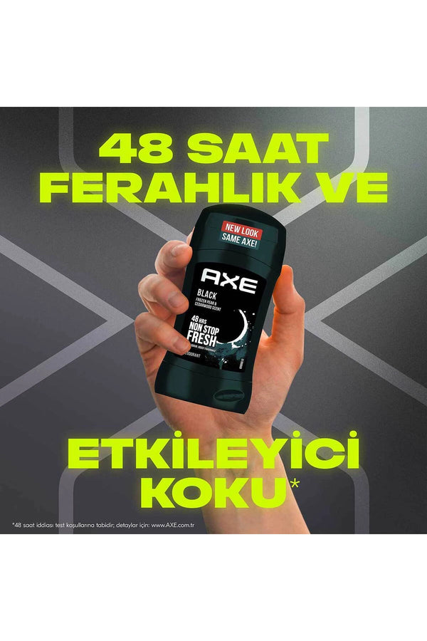 Axe Stick Black Deodorant 50 gr 4'lü