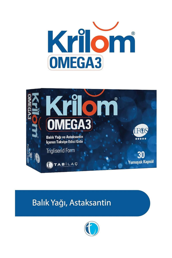 Krilom Omega 3 30 Yumuşak Kapsül