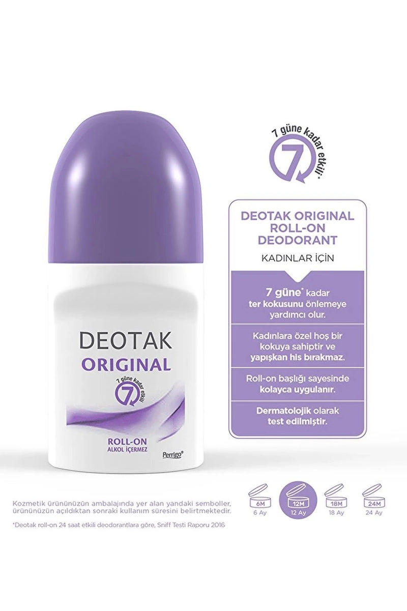 Deotak Roll-On Original Kadınlar İçin 35 ml