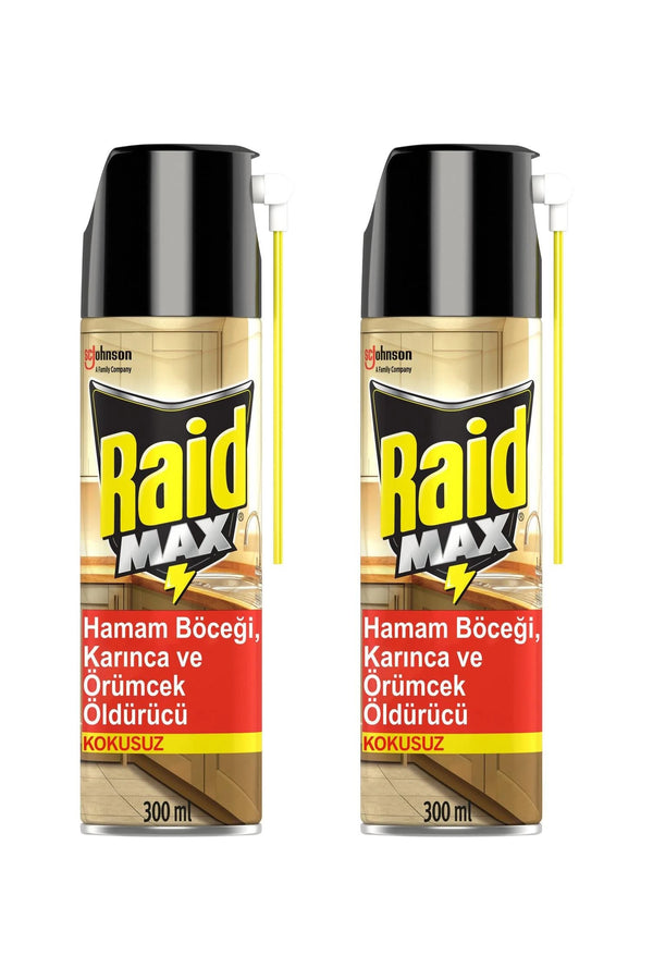 Raid Max Kokusuz Böcek Savar 300 ml  2'li