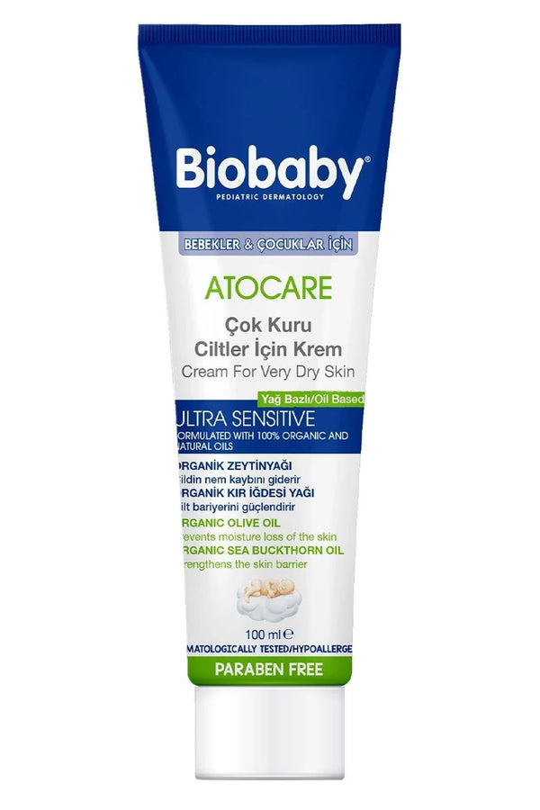Biobaby Kuru ve Atopik Ciltler İçin Krem 100 ml