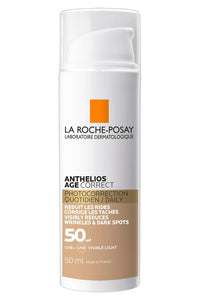 La Roche Posay Anthelios Age Correct Spf 50 Renkli Kapatıcı Özelliğe Sahip Yüz Güneş Kremi 50 ml
