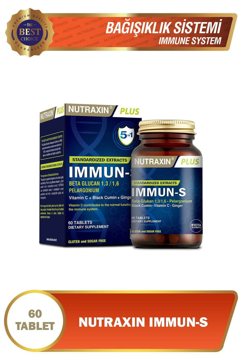 Nutraxin Plus Immun-S Beta Glukan 60 Tablet