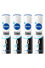Nivea Black White Invisible Pure Deodorant 150 ml 4 Adet